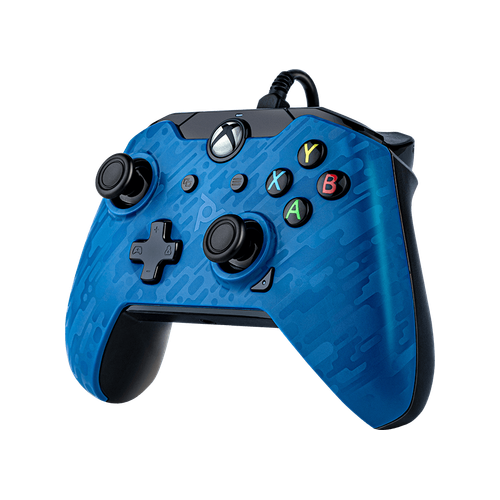 XB One PDP Wired Controller - Blue Camo (Revenant) (Photo: 3)